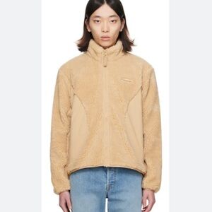 Madhappy x Columbia Collab Tan Sherpa Jacket size Small - new without tags